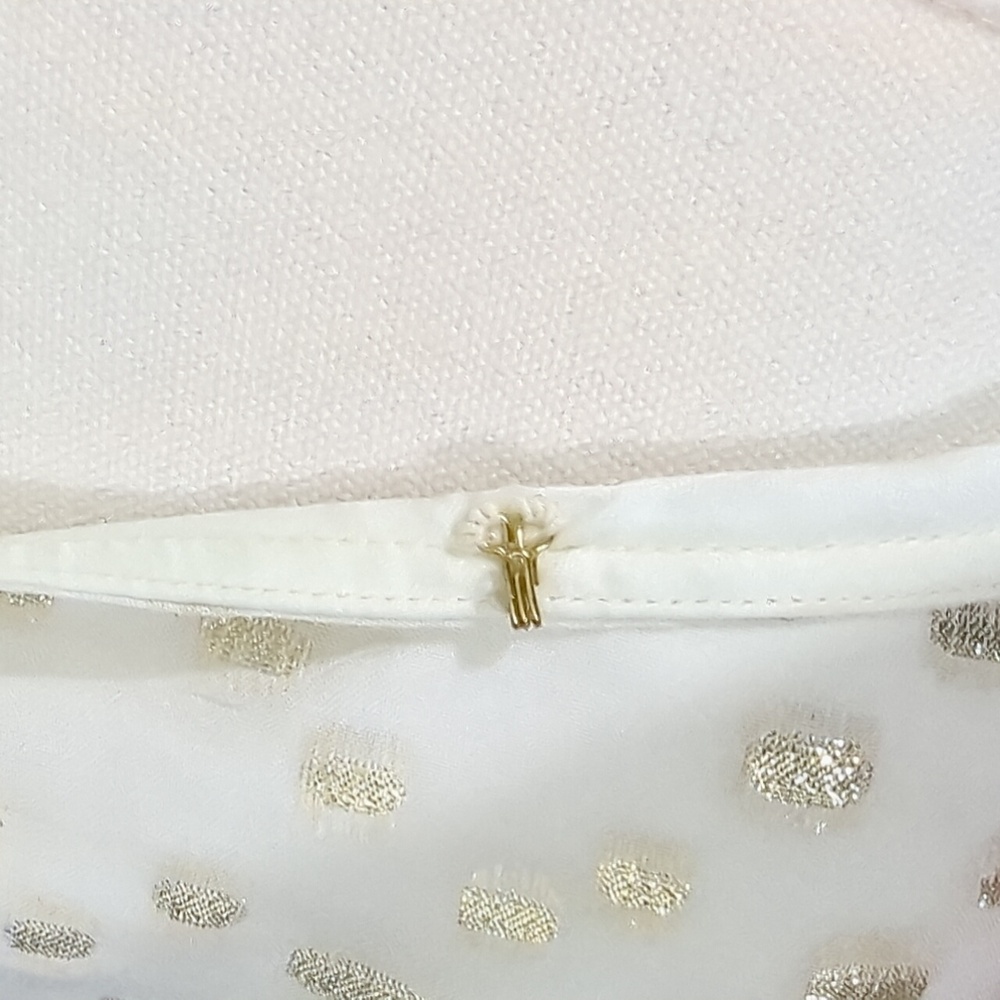 Lilly Pulitzer Christiana Midi Cream Long Sleeve Bishop V-Neck Dress Size 2 - Picture 3 of 12